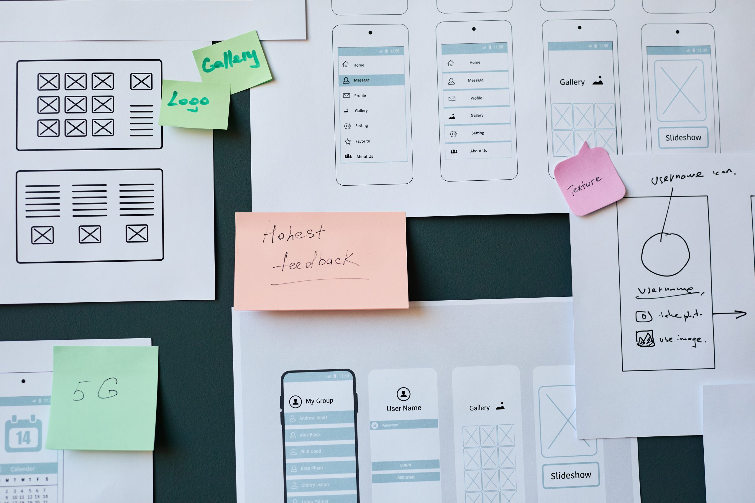 Wireframes und UX-Konzeption für digitale Anwendungen als Beispiel für Webentwicklung, User Experience und digitale Lösungen der rubi agentur.